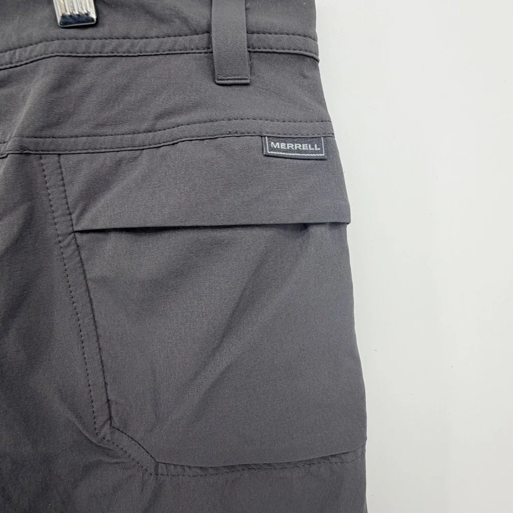 Merrell Hiking Pants Mens 42 Gray Nylon‎ Spandex Stretch Technical Outdoor Trail